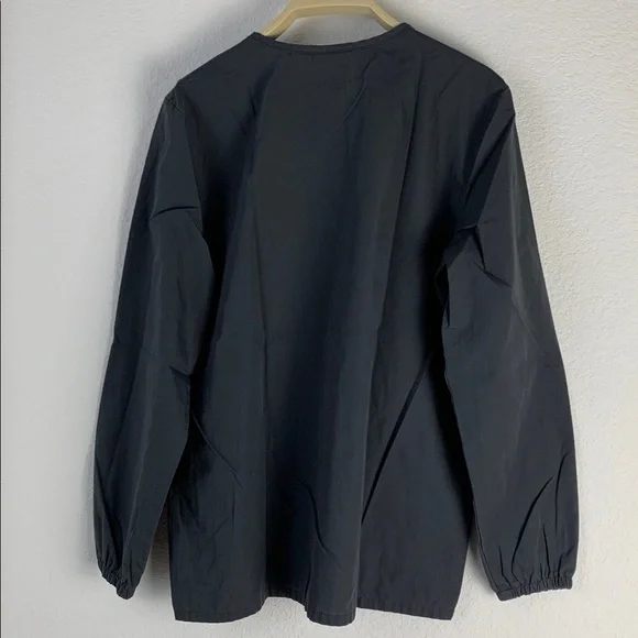 Classic Charcoal Women's Button Down Scrubs Jacket - Picture 2 of 2